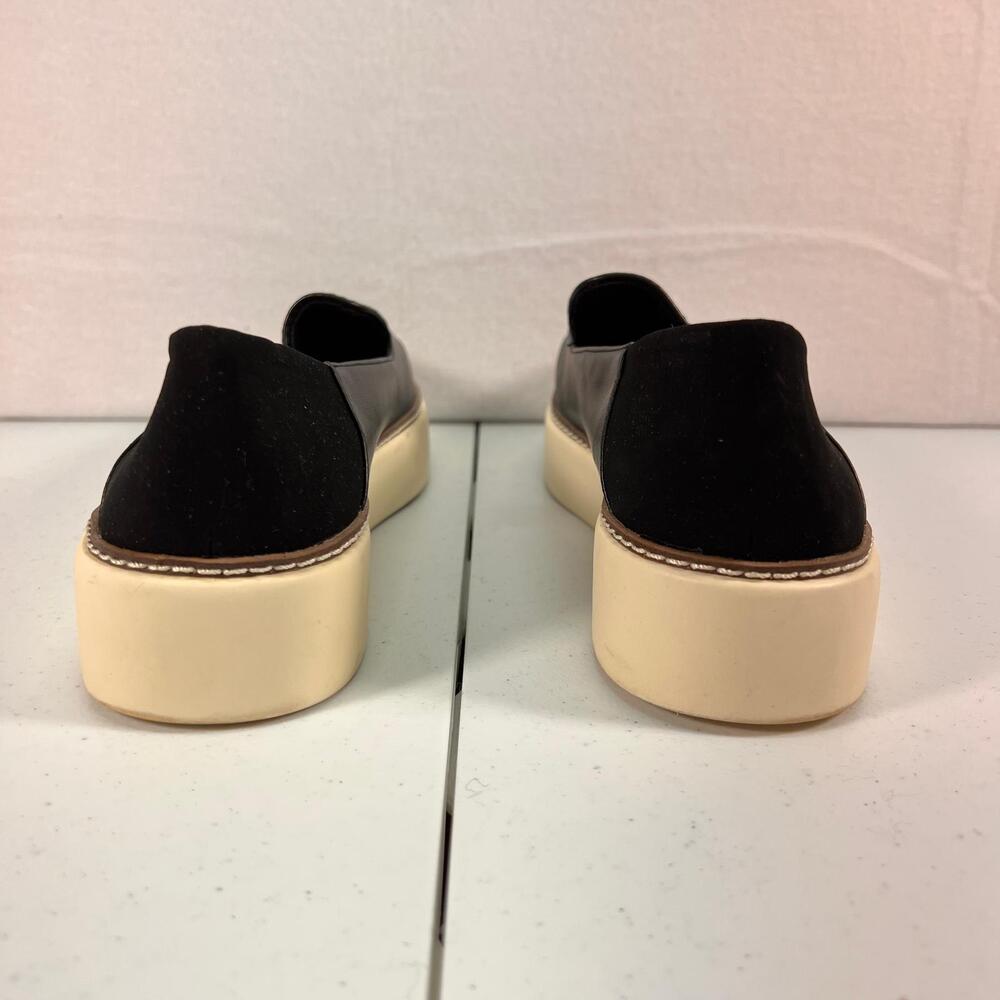 Nordstrom Rack Sandra Suede Leather Slip On Loafer Shoes Black Women's Size 8m View 5
